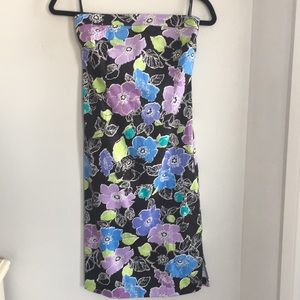 Holt Renfrew | NWOT Strapless Floral Dress, 8